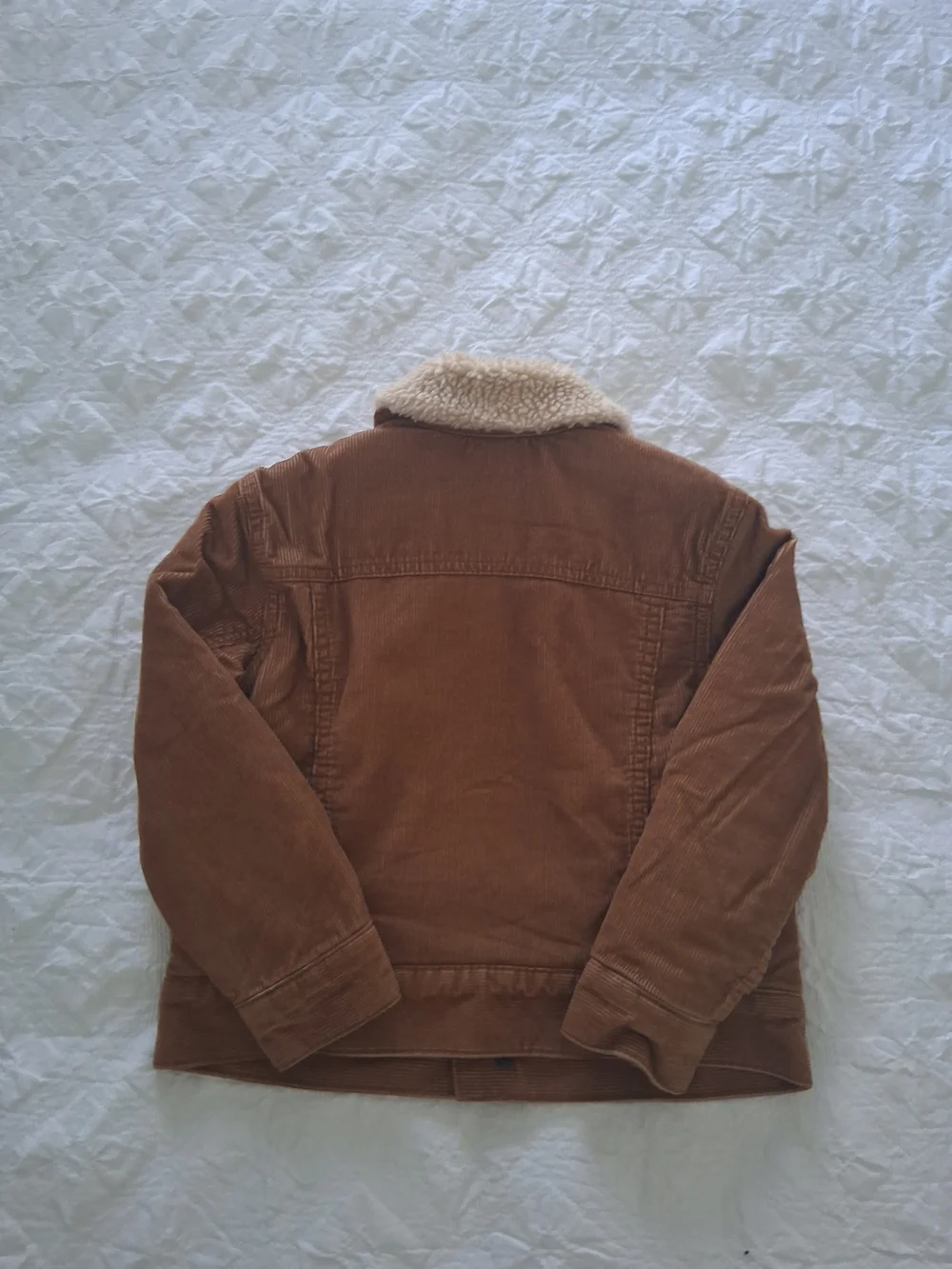 GAP Kids Sherpa-Lined Corduroy Jacket Sable Brown Size XS (4-5) Years